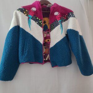DISNEY ENCANTO Puff Jacket, sparkly, tropical, colorful